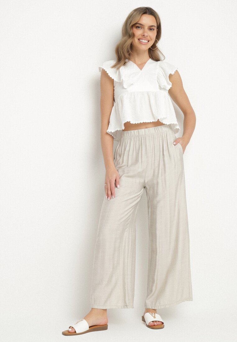 Pantaloni Gri deschis