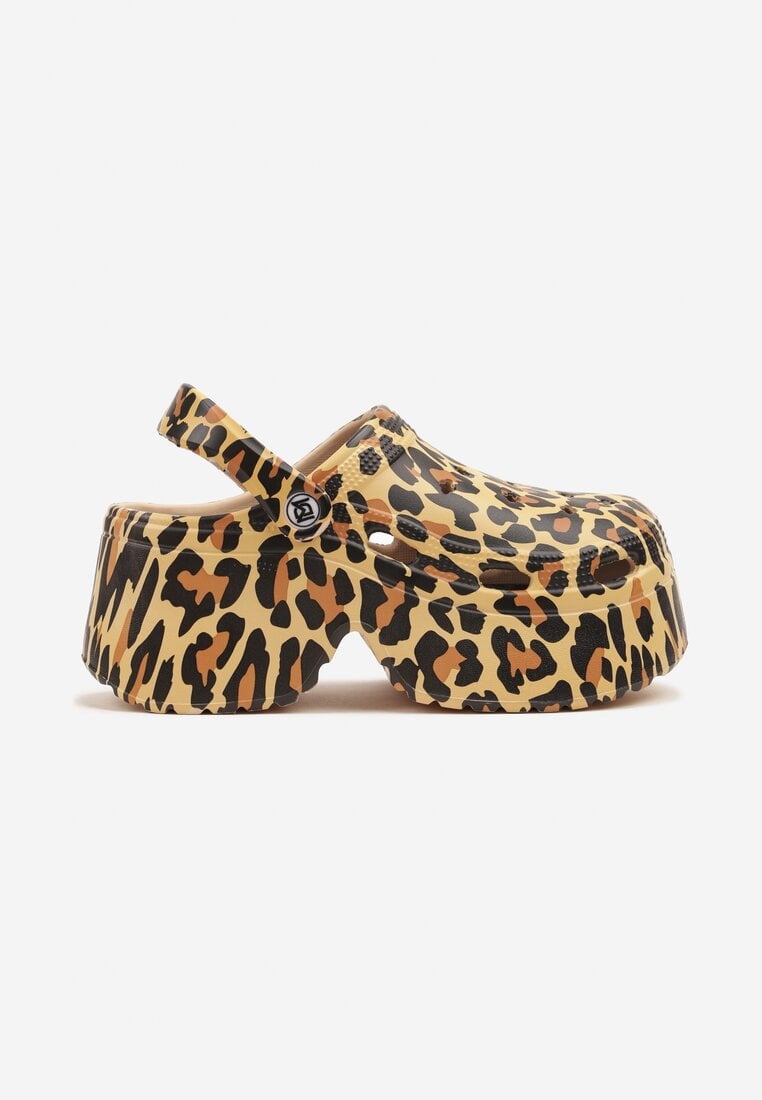 Papuci Imprimeu leopard