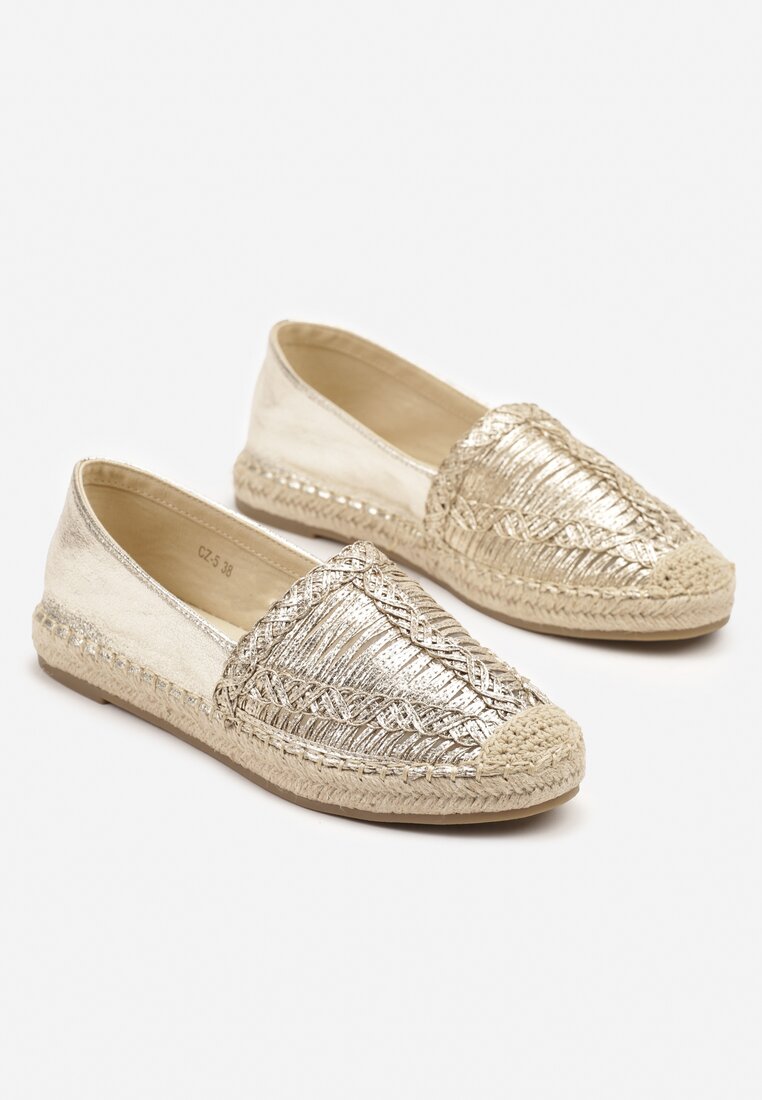 Espadrile Aurii