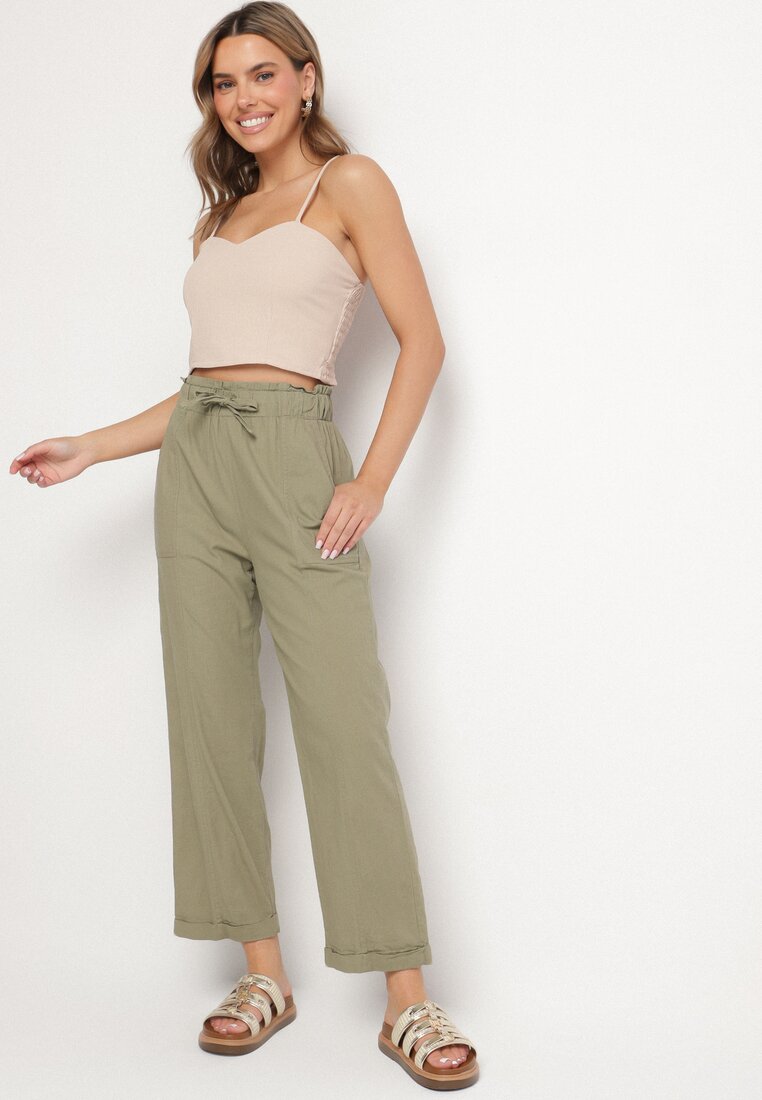 Pantaloni Verde închis