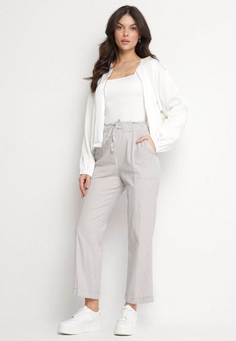 Pantaloni Gri deschis