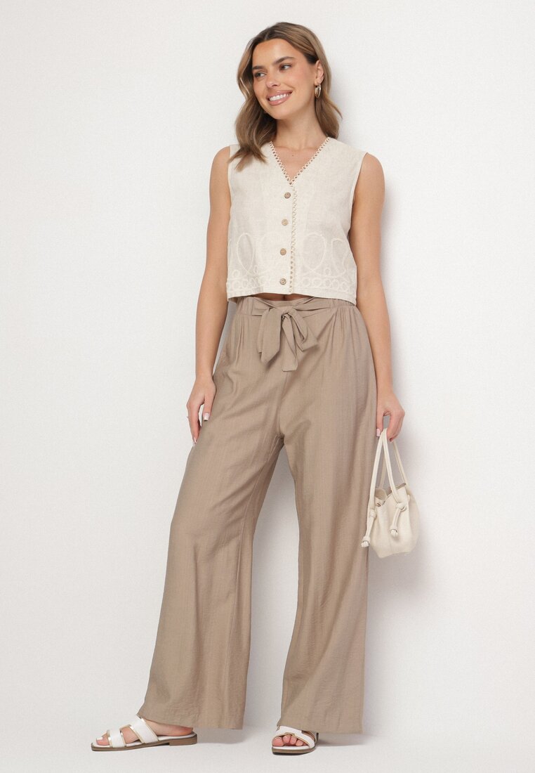 Pantaloni Bej