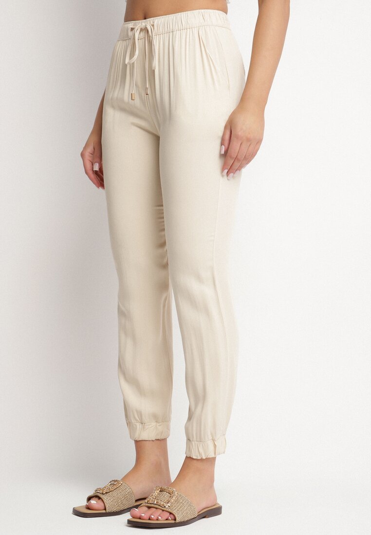 Pantaloni Bej deschis