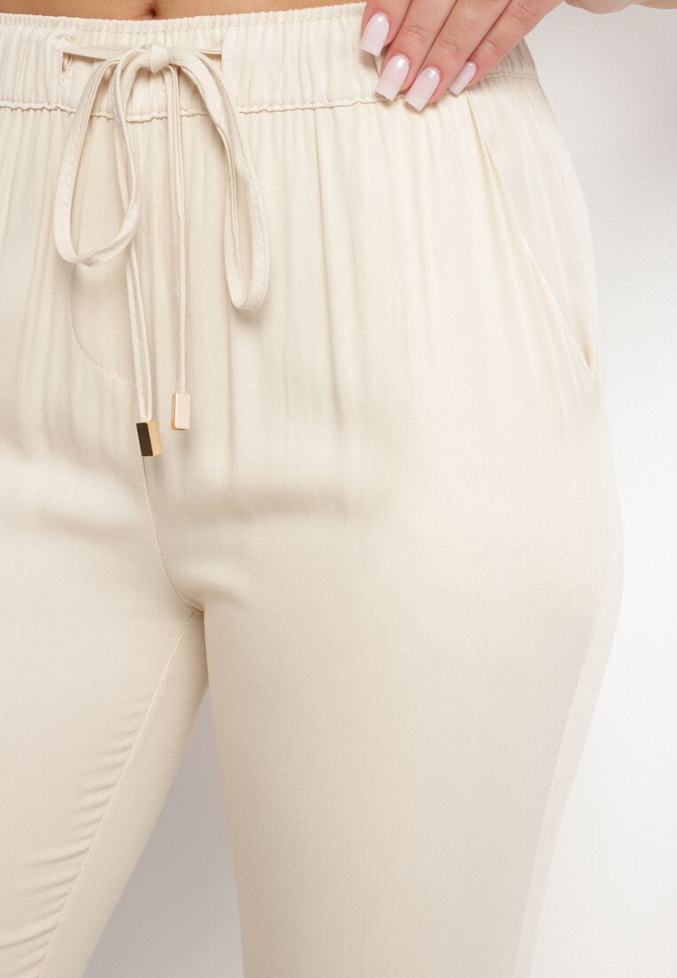 Pantaloni Bej deschis