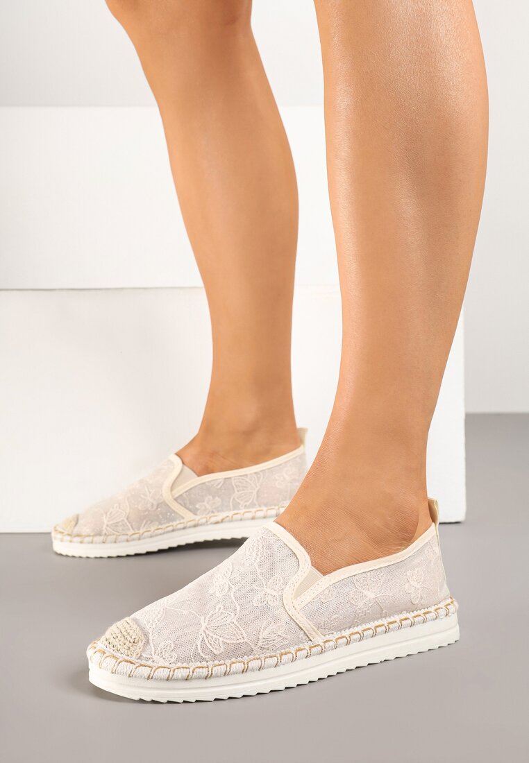 Espadrile Bej