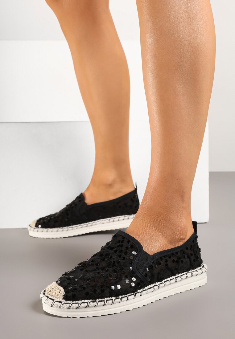 Espadrile Negre
