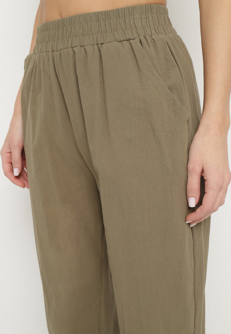 Pantaloni Bej închis