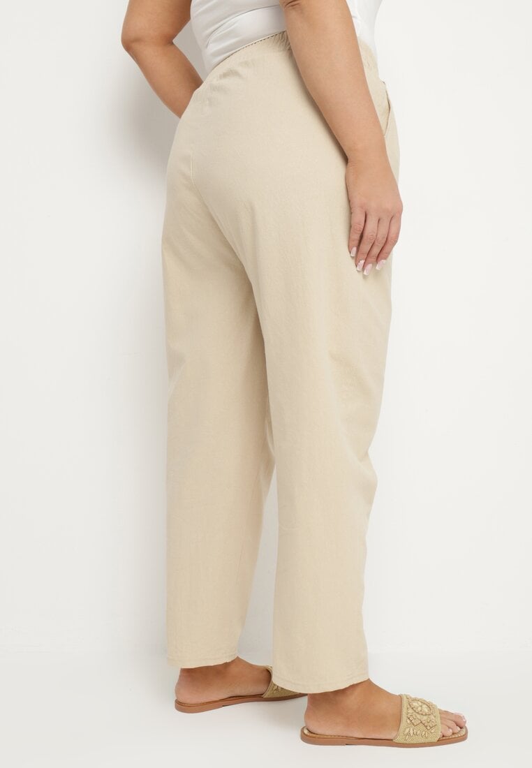 Pantaloni Bej deschis