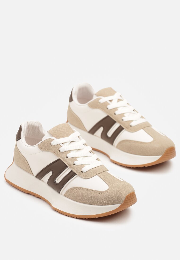 Sneakers Bej închis