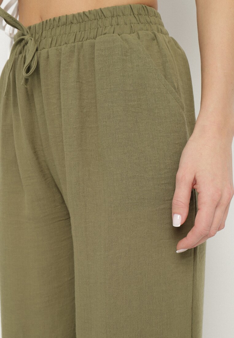 Pantaloni Verde închis