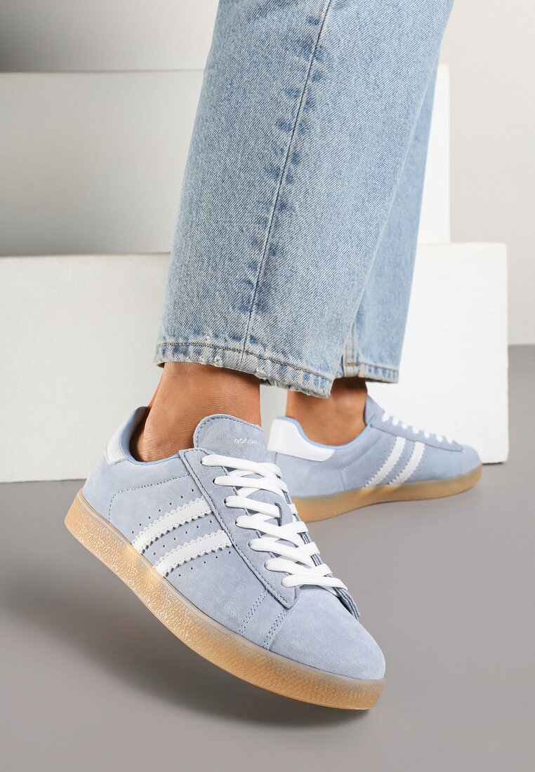 Sneakers Albastru cu alb