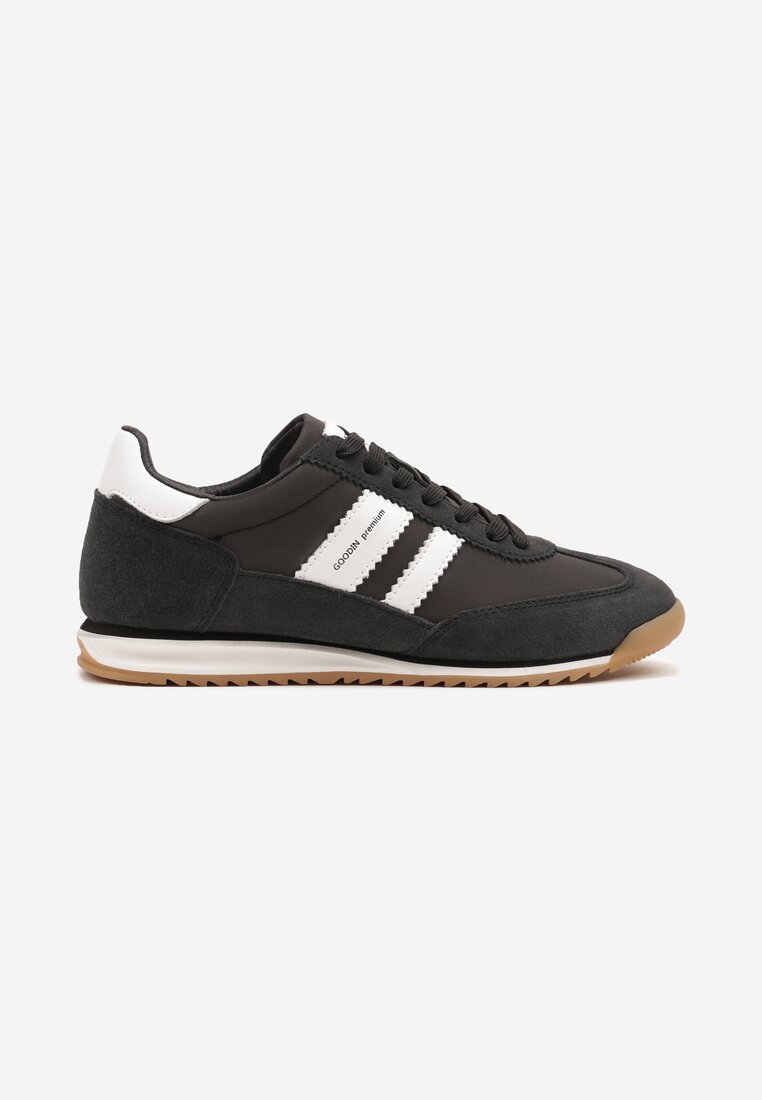 Sneakers Negru cu alb