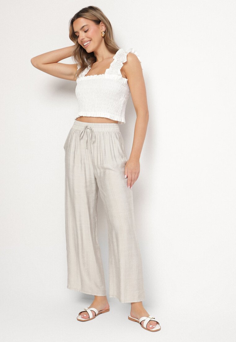 Pantaloni Gri deschis