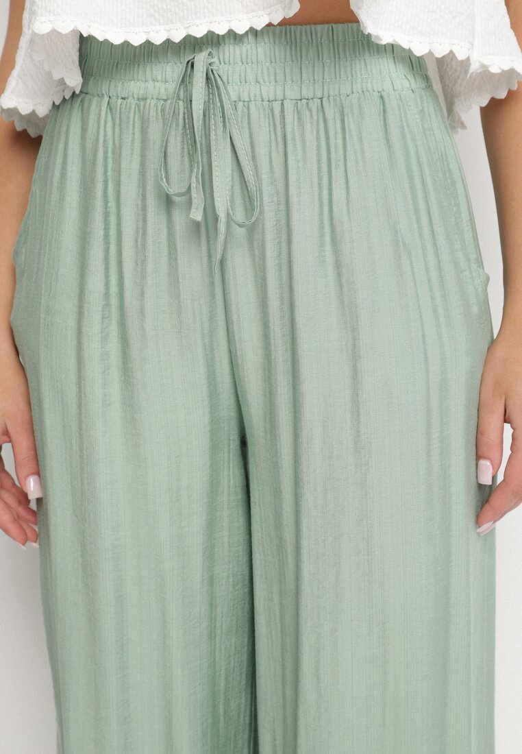 Pantaloni Verde mentă