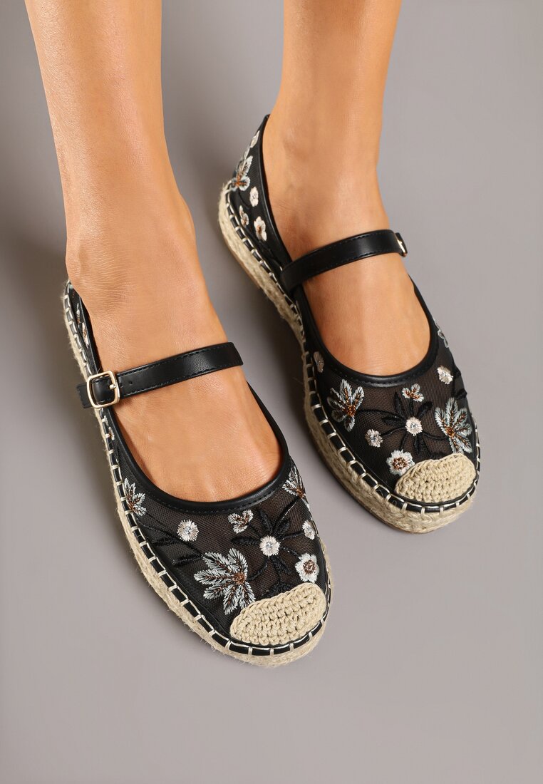 Fekete Espadrilles