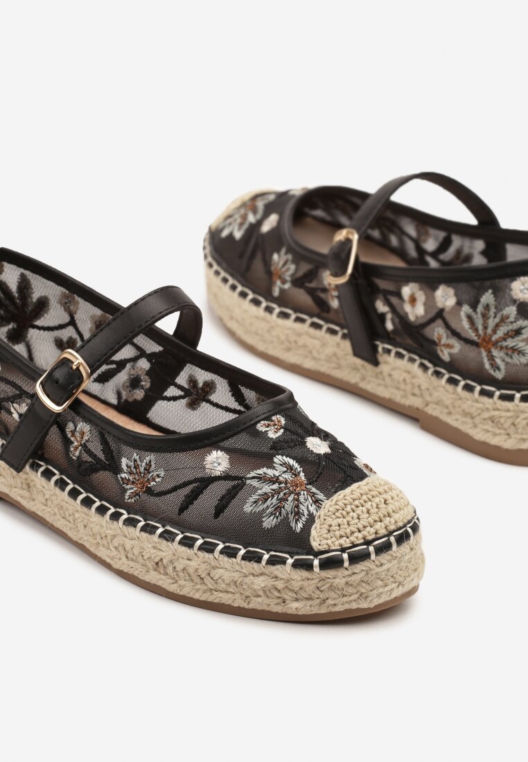Fekete Espadrilles