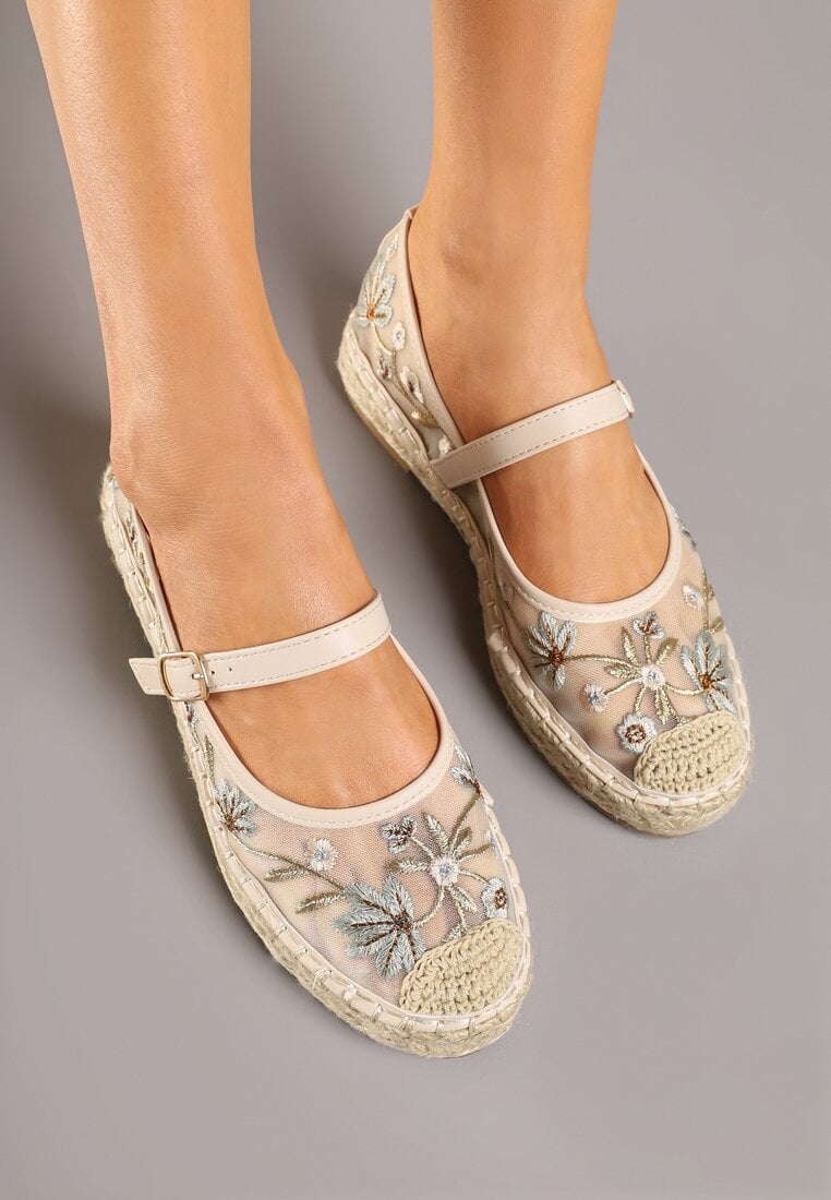 Espadrile Bej