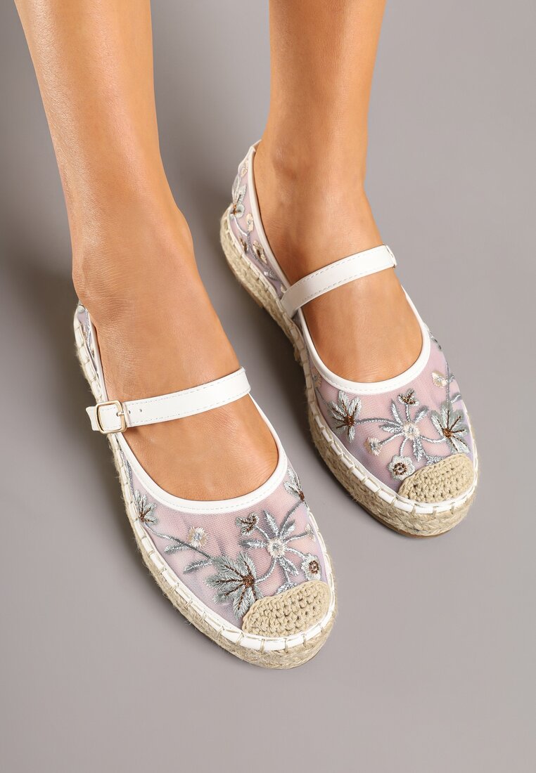 Fehér Espadrilles