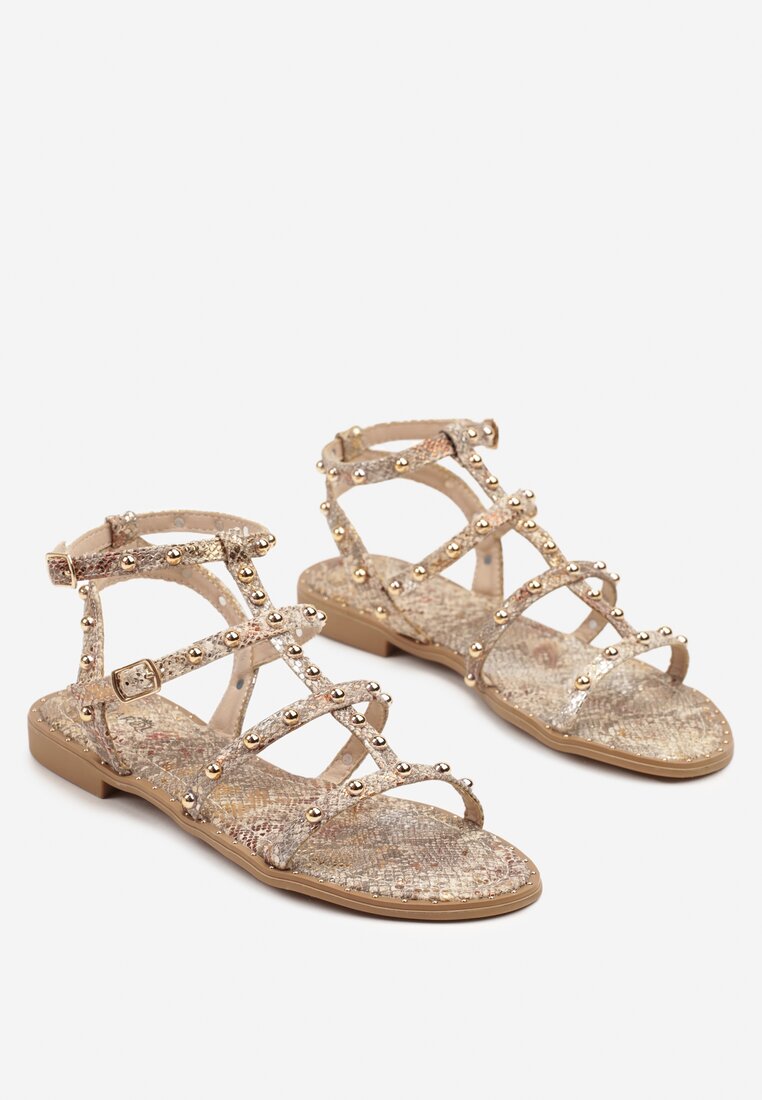 Sandale Print piele de șarpe