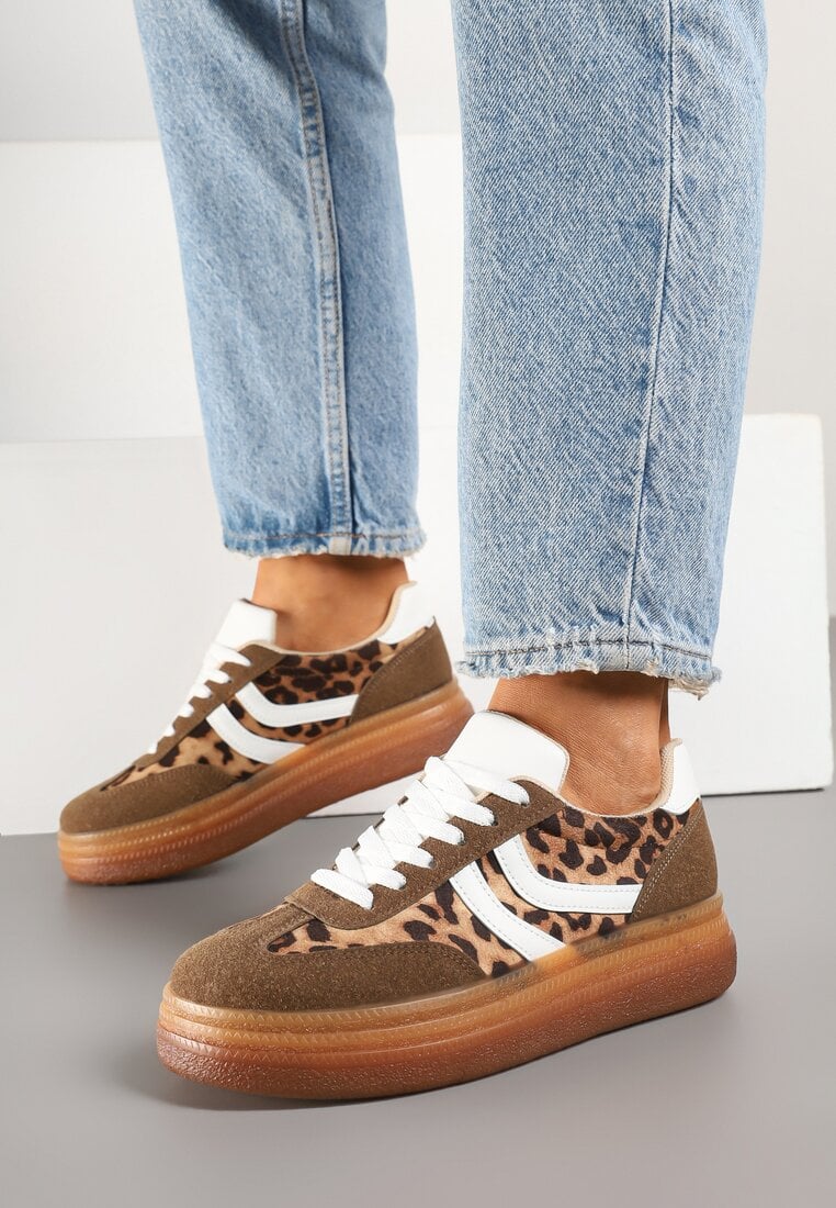 Sneakers Imprimeu leopard