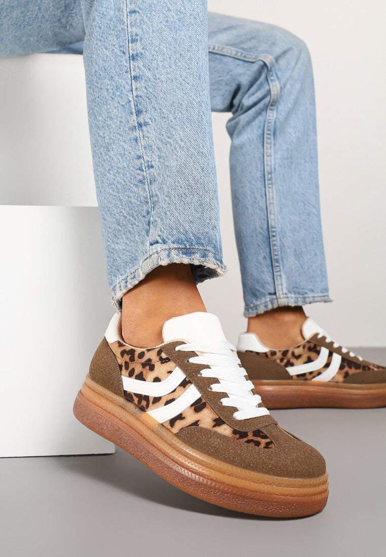 Sneakers Imprimeu leopard