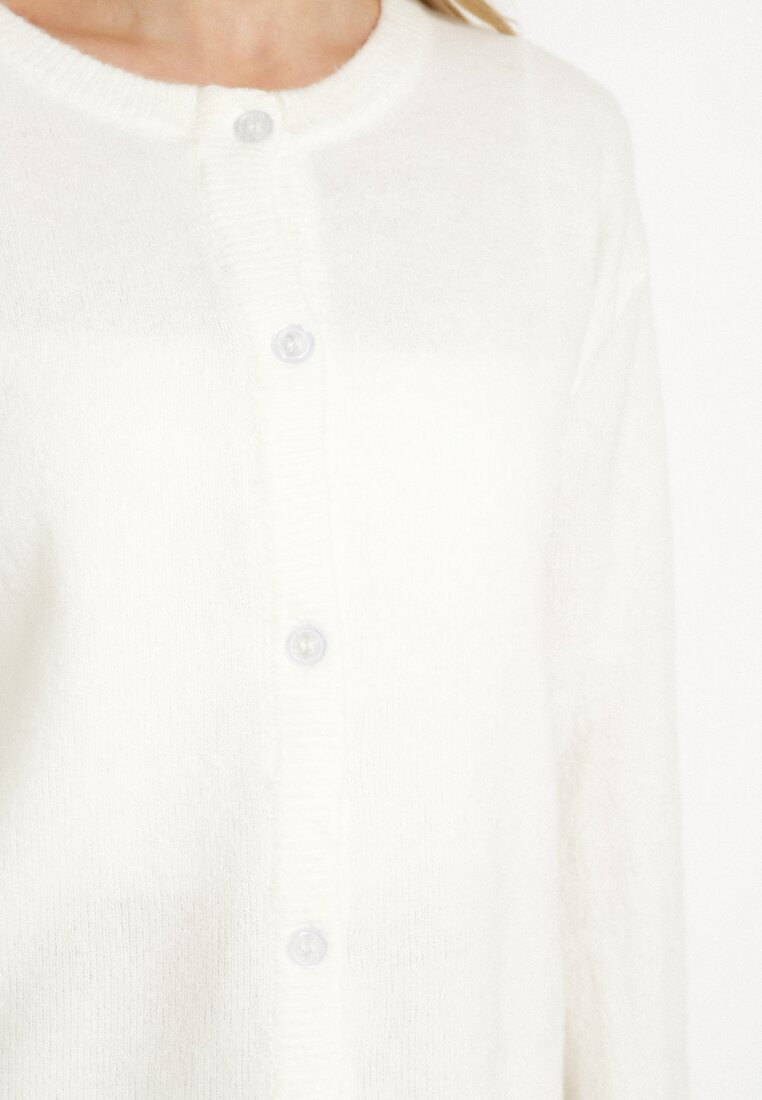 Cardigan Alb
