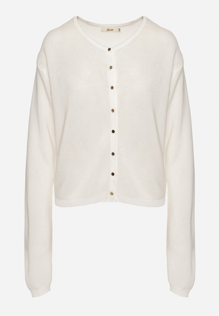 Cardigan Alb