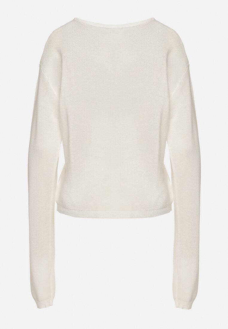 Cardigan Alb