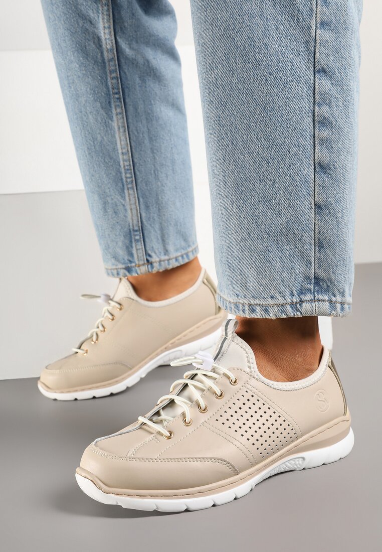 Sneakers Bej închis