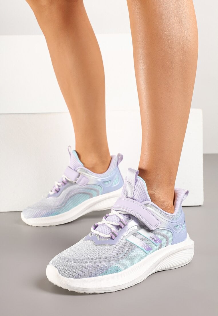 Pantofi sport Gri cu mov