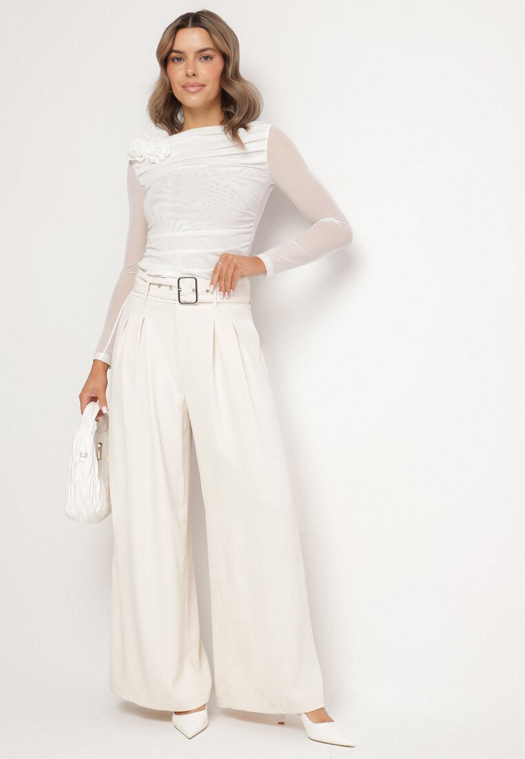 Pantaloni Bej deschis