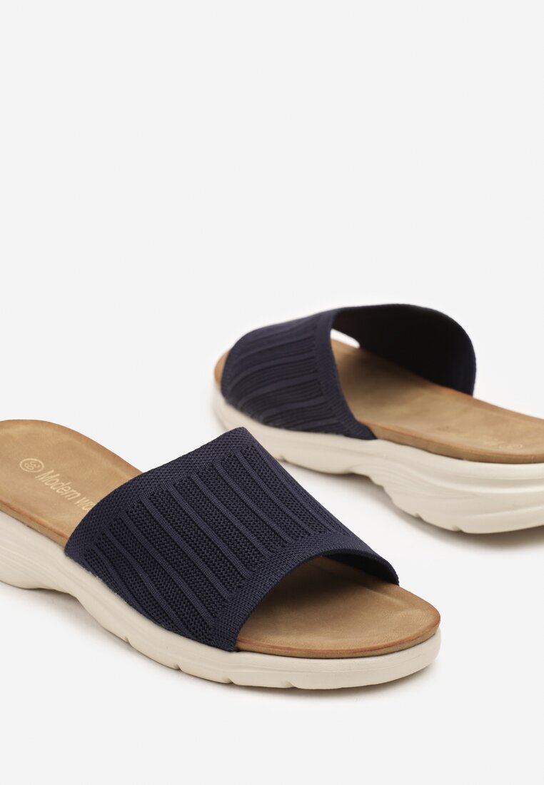 Papuci Bleumarin