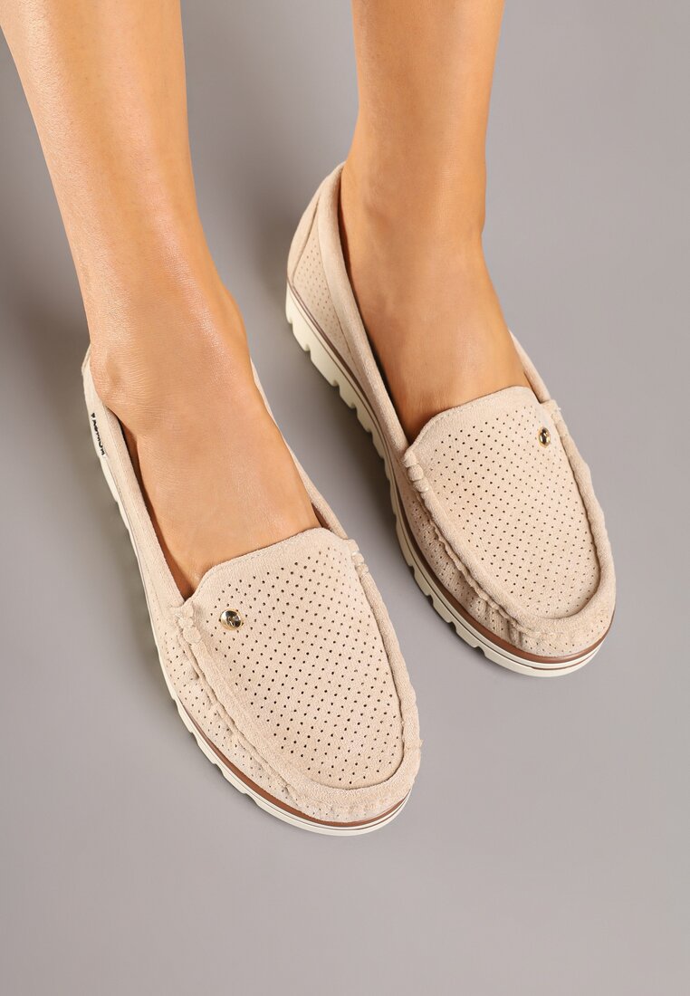 Mocasini Bej