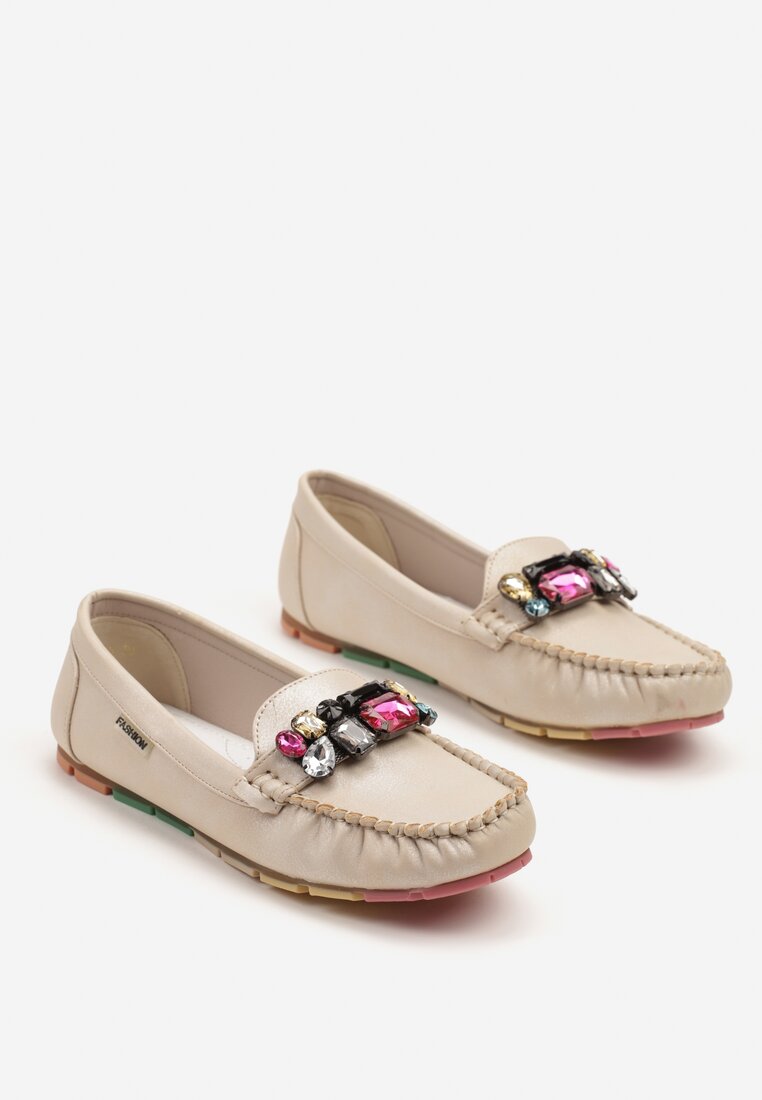 Mocasini Bej