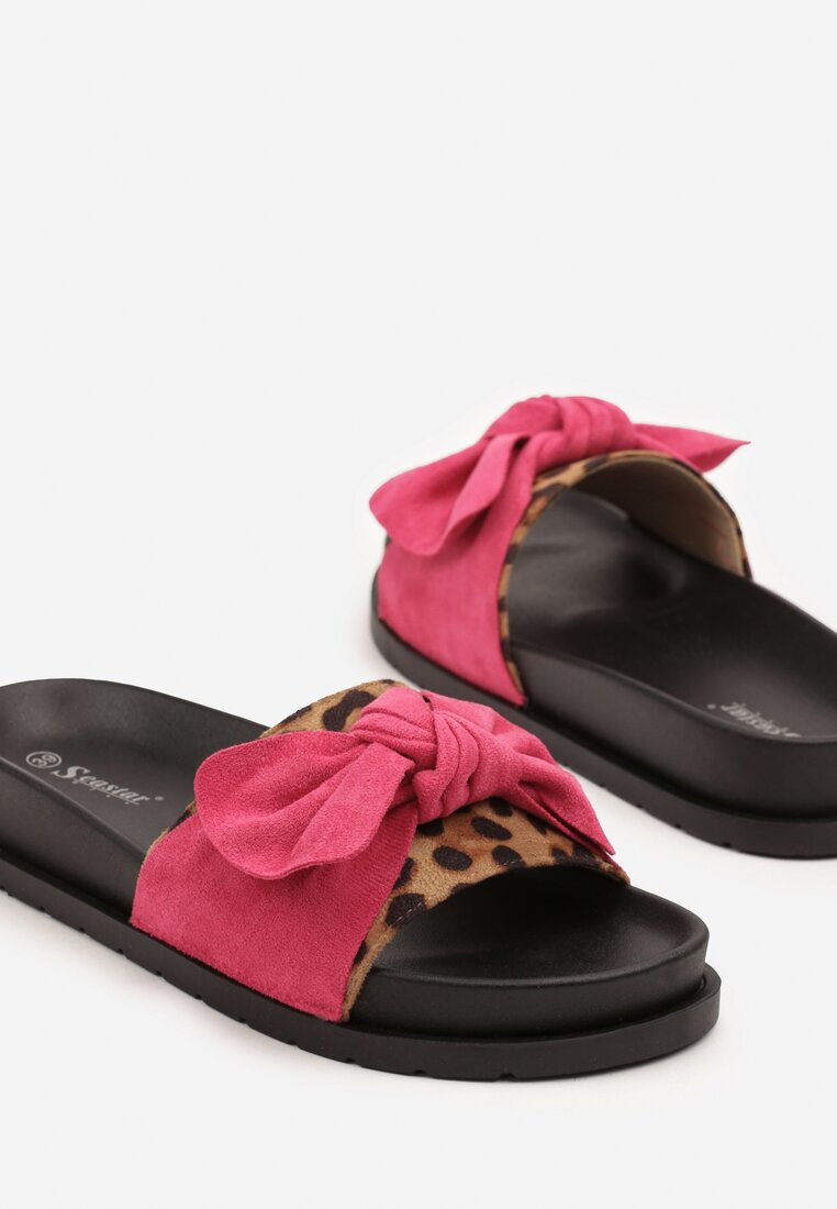 Papuci Imprimeu leopard