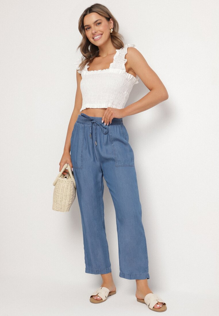 Pantaloni Bleumarin