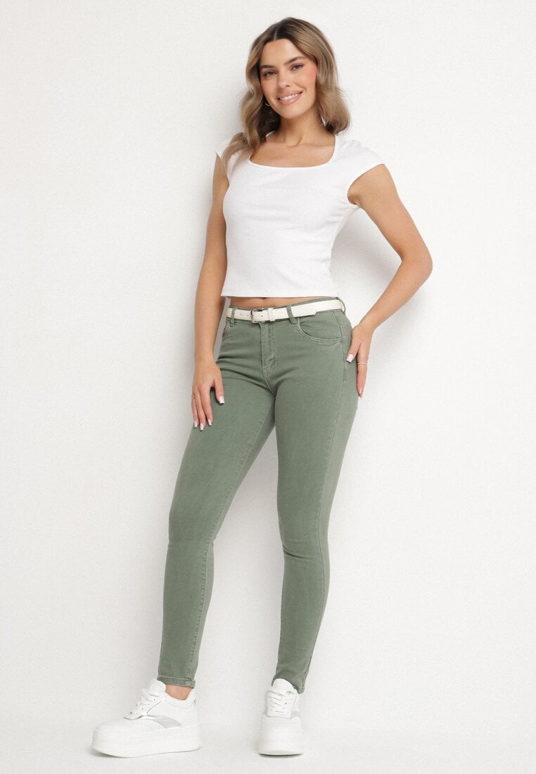 Blugi Verde deschis