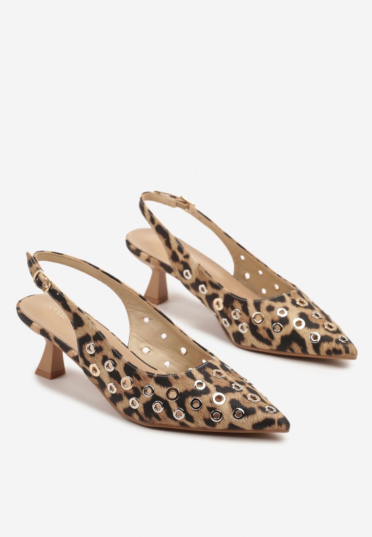 Sandale Imprimeu leopard