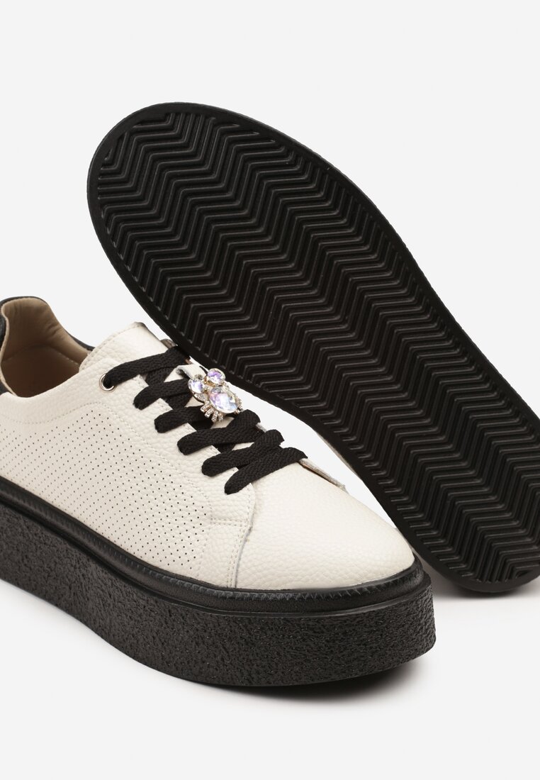 Sneakers Bej cu negru