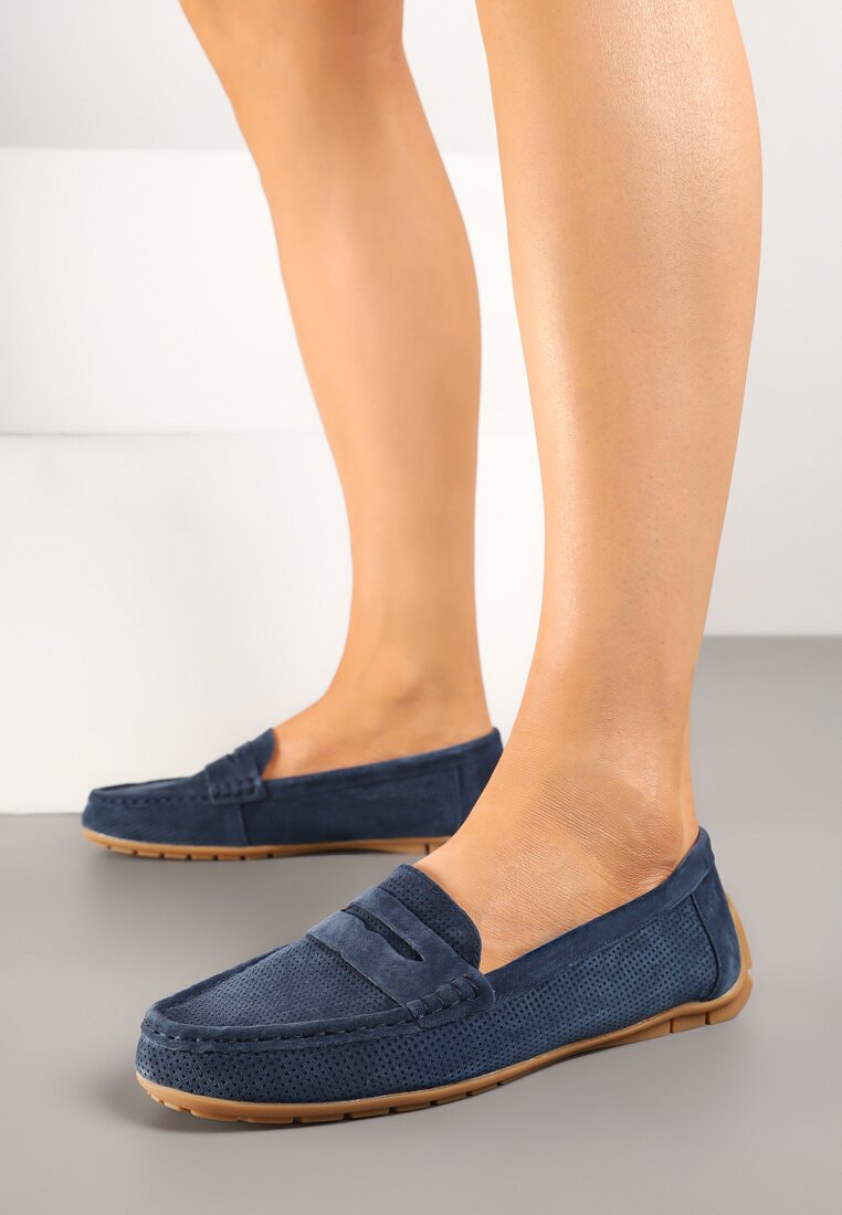 Mocasini Bleumarin