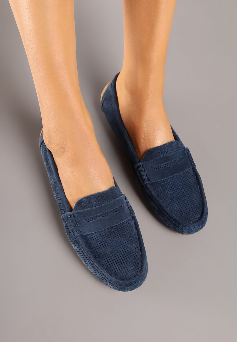 Mocasini Bleumarin