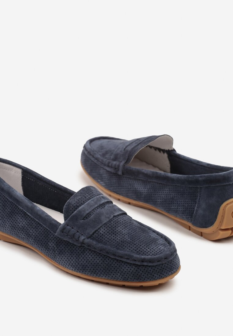Mocasini Bleumarin