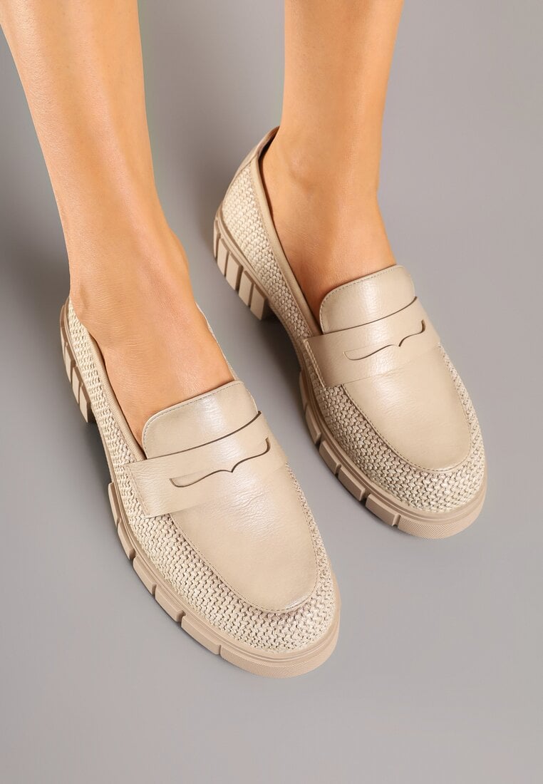 Mocasini Bej