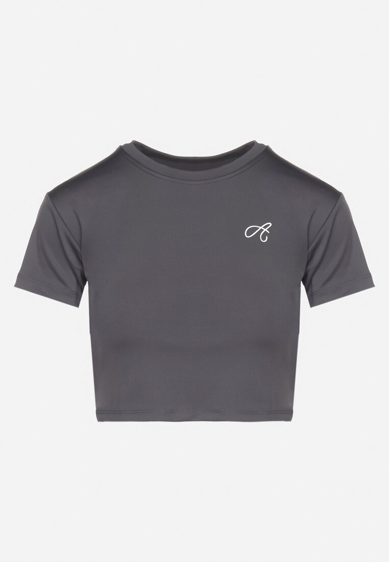 T-shirt Gri închis