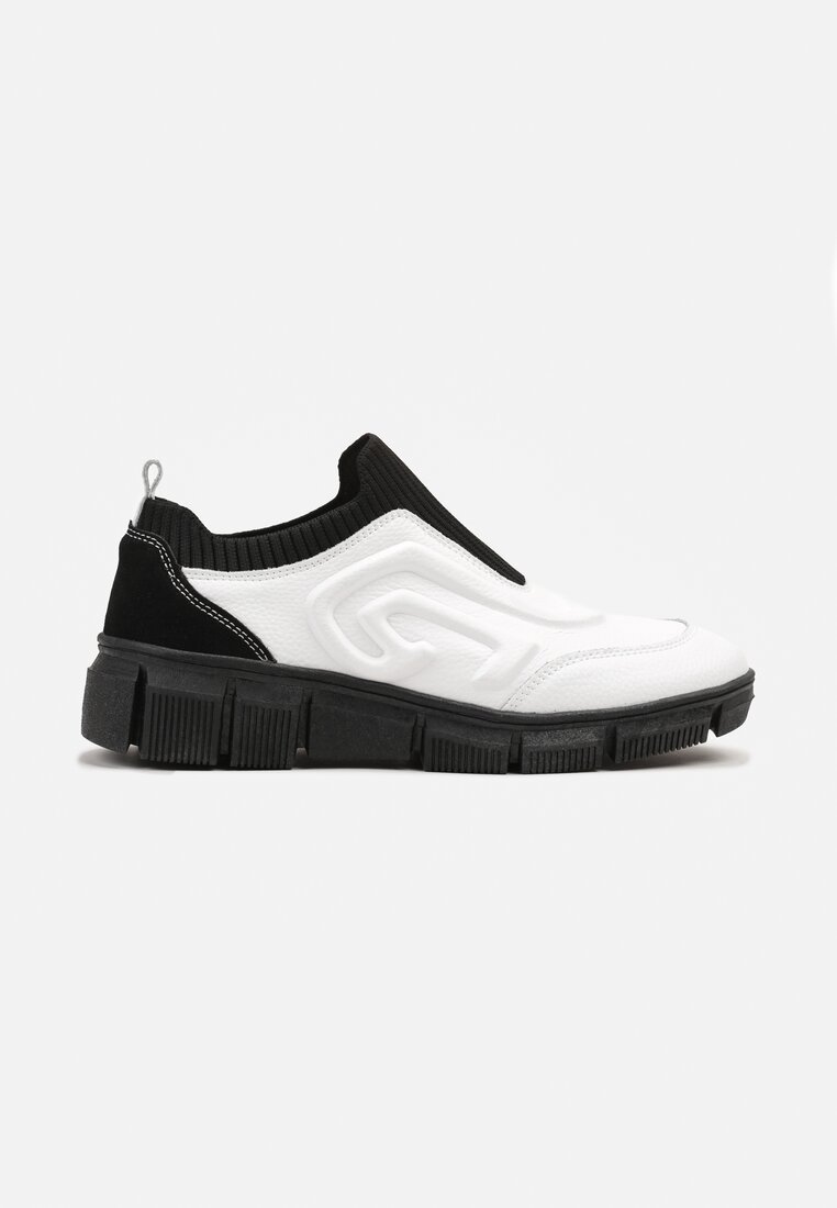 Sneakers Negru cu alb