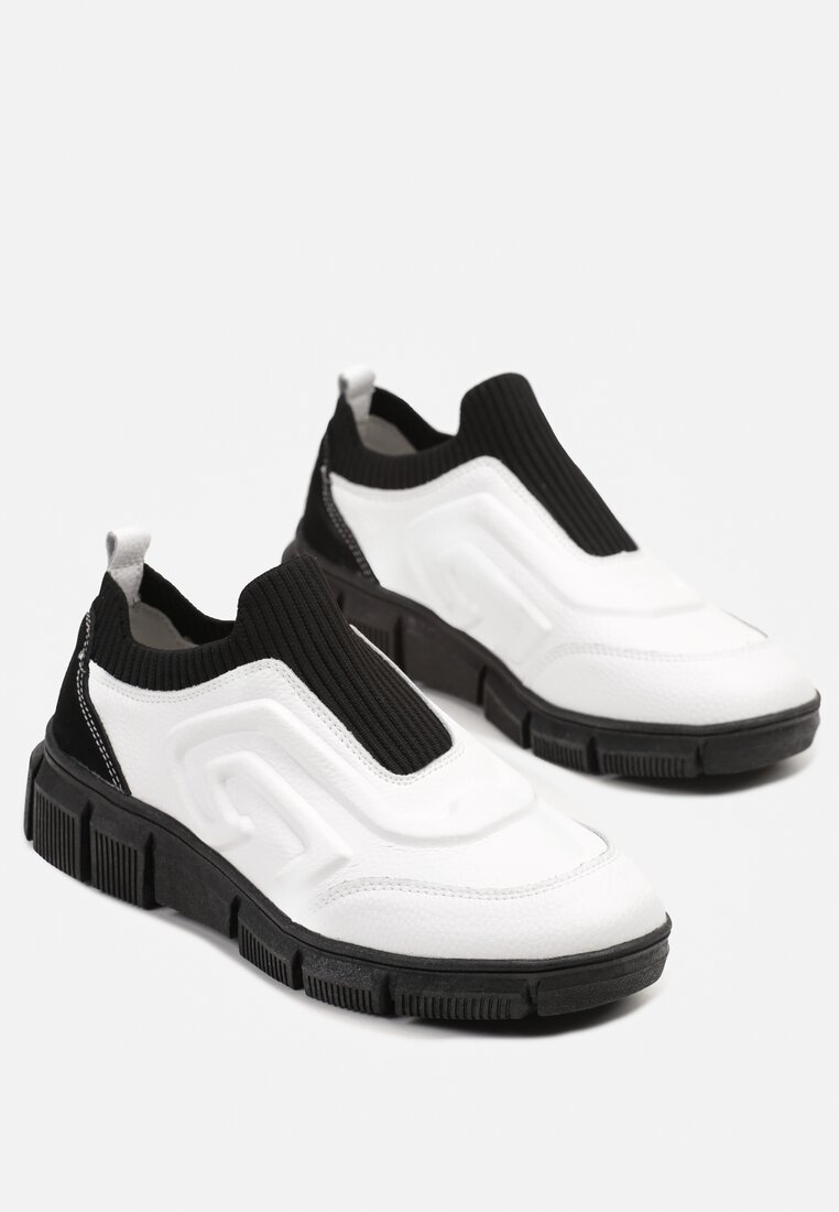 Sneakers Negru cu alb