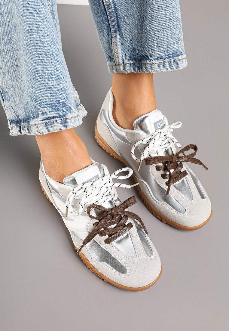 Sneakers Argintii