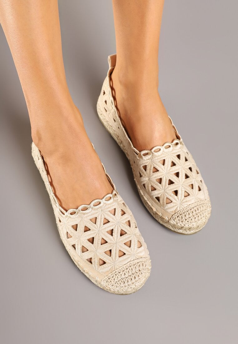 Espadrile Bej