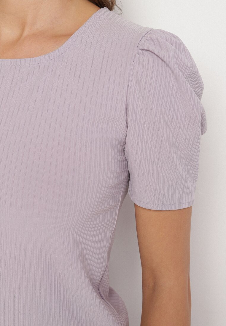 T-shirt Mov deschis