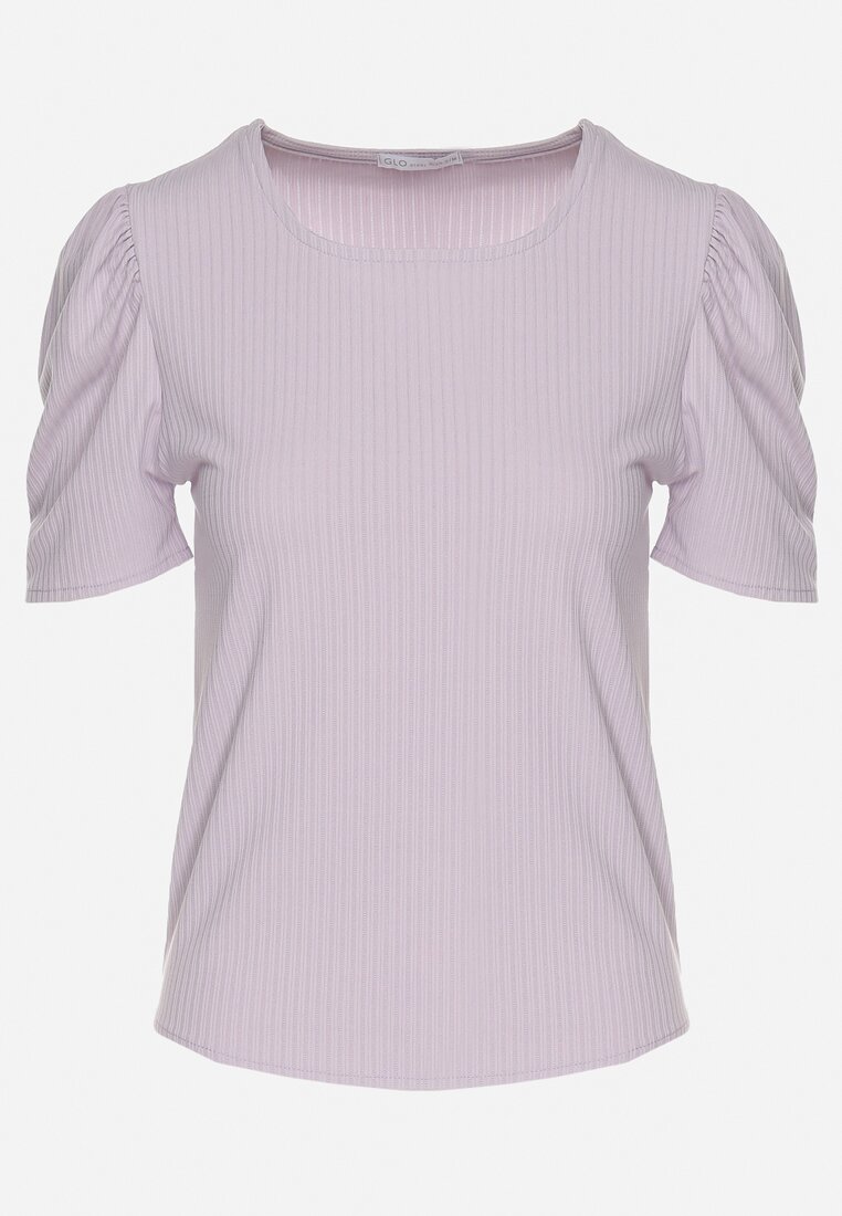 T-shirt Mov deschis
